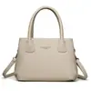 Bolso de mano vintage de cuero suave transfronterizo para mujer, nuevo modelo 2026, bolso de hombro y cruzado de moda de alta gama de gran capacidad