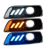 Adecuado para 12-15 Chevrolet Malibu luces diurnas LED de flujo secuencial luces diurnas luces antiniebla modificadas