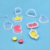 Juego de Moldes para Galletas de Unicornio Herramientas Simuladas para Decoración de Pasteles de Fondant Molde para Hornear Suministro Directo de Fábrica