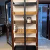 Estantería de Madera Maciza de Múltiples Niveles, Estilo Nórdico, de Pie, sin Instalación, Estantería Creativa para Apartamentos Pequeños, Estante para Libros Ilustrados Infantiles, Estante Divisor