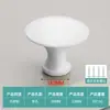 Moderno simples gaveta de cabeceira guarda-roupa armário móveis porta maçaneta redonda furo único liga de alumínio espacial pequena maçaneta