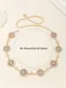Cinturón de Cintura Adelgazante Bohemio con Cadena de Cintura de Disco Metálico Ajustable, Cinturón Accesorio para Vestido de Mujer, Cadena Versátil para Suéter