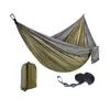 Venta Directa de Fábrica Hamaca Doble Portátil con Mosquitero, Hamaca de Tela de Nylon, Hamaca Exterior Antivuelco para Uso en Árbol