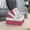 Caixa organizadora de cosméticos mesa de centro controle remoto tecido de mesa artigos diversos cesta simples para lanches sala de estar chaves cesta de armazenamento de rattan