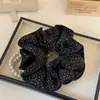Scrunchie Florido de Quatro Camadas Estilo Coreano para Mulheres, Elástico de Rabo de Cavalo de Alto Padrão para Outono e Inverno, Corda de Cabelo Estilo Preguiçoso
