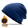 Gorro de punto de invierno versátil para hombre, Gorro de felpa de terciopelo, Protección para los oídos para ciclismo al aire libre, Gorro a prueba de frío para los dedos de los pies, Gorro de confinamiento para mujer