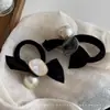 Novo Estilo 2025 Elástico de Cabelo com Pérolas para Mulheres, Acessório de Cabelo para Rabo de Cavalo, Corda de Cabelo, Acessório de Cabelo Elástico para Meninas