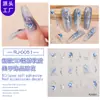 Zhengxiang Red Social 5D Pegatinas para Uñas en Relieve al por Mayor DIY Diamante de Color Piedra Preciosa Pegamento Suave Pegatinas para Uñas Pegatinas para Uñas INS Personalizadas