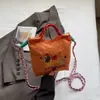 Bolsa Saco Dachshund Fofo Bordado Estilo Japonês Nova Primavera Feminina Bolsa para Celular Bolsa de Ombro Transversal para o Dia a Dia