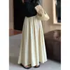Pantalones negros estilo americano, fluidos, casuales para mujer, nueva colección primavera/otoño 2026, de cintura alta, secado rápido, corte holgado, pierna ancha, pantalón falda