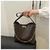 Nova Moda Versátil Tendência Grande Capacidade Pequena Bolsa para o Dia a Dia Bolsa de Maquiagem Feminina Bolsa de Ombro para Armazenamento Bolsa Sacola Tipo Balde