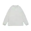 Sudadera con cuello henley texturizada retro japonesa Yidao Vintage 2026 Primavera Nueva Holgada Casual Versátil