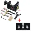 Localizador de Taladro Tres en Uno Abridor de Agujeros para Conector de Tarugo de Mueble Herramienta de Taladrado para Carpintería para Unir Tableros