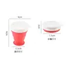 Taza de Agua Plegable de Silicona Portátil Plegable Telescópica Resistente a Altas Temperaturas Taza de Agua Plegable para Viaje Suministros de Camping al Aire Libre para Viajes