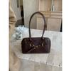 Bolso Vintage Versátil Casual de Axila Bolso de Hombro para Viajes de Negocios Bolso Boston Tipo Bowling de Lujo Ligero