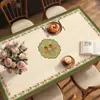 Mantel de mesa de cuero retro americano, impermeable y a prueba de aceite, fácil de limpiar, lujo ligero con un toque de alta gama, protector de mesa resistente al calor
