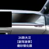 Adecuado para Película para Pantalla de Navegación de Control Central de Verano Byd Han L, Película Templada para Panel de Instrumentos del Coche, Película Protectora para el Interior