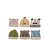 Gorros de Punto para Bebés y Niños Otoño e Invierno 2025 Lindos Animales de Dibujos Animados Gorros con Protección para Orejas para Hombres y Mujeres Lana Cálida