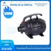 Fabricante de origem 500W bomba elétrica inflável piscina inflável barco de borracha bola de yoga bomba inflável preta de dupla finalidade