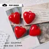 DIY Colorido Brilhante Óleo Buraco para Pendurar Coração DIY Estilo Coreano Buraco para Pendurar Coração de Pêssego Chaveiro Pingente Pingente Acessórios de Joias