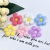 Lirios Brillantes, Flores de Cerezo, Flores de Durazno, Flores de Huevo, Girasoles, Girasoles, Serie Completa de Flores, Accesorios de Material de Resina, Accesorios para el Cabello