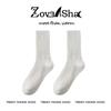 Nuevos Calcetines de Invierno 2025 para Mujer, Calcetines de Terciopelo para Bebé Espesos y Cálidos de Lana, de Media Pantorrilla, Color Sólido Versátiles Suaves Calcetines Caídos