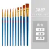 Pincéis de Nylon para Pintura a Óleo, Guache, Aquarela, Acrílico, Conjunto de Pintura para Estudantes Digitais, Canetas Ferramentas de Arte, Fabricação Personalizada de Fábrica