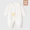 Roupas desossadas tudo-em-um para bebês recém-nascidos, primavera e outono, algodão puro, roupas de monge para recém-nascidos, roupas de escalada para meninos e meninas, roupas de primavera e outono para bebês