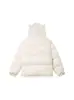 Chaqueta de Algodón con Bordado de Cachorro Lindo, Falsa de Dos Piezas, para Hombres y Mujeres, Nueva Invierno 2025, con Capucha, Chaqueta Tipo Pan, Holgada