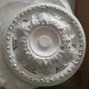 Panel de lámpara de PU Techo de parquet europeo francés Base de araña Portalámparas decorativo Piscina de lámpara redonda tallada sin yeso