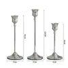 Suporte de vela criativo cor de cobre transfronteiriço, castiçal galvanizado de arte em ferro, ornamento de metal, adereço de decoração de jantar ocidental estilo europeu, casamento