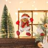 Enfeites de Tecido para Pendurar de Natal Boneco do Papai Noel Pequenos Pingentes Decorações de Árvore de Natal Adereços