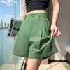 Ropa de Mujer 2026 Verano Nuevo Estilo Pantalones de Cinco Puntos de Tencel y Lino de Pierna Ancha Línea A de Cintura Alta Pantalones Cortos Finos de Algodón y Lino para Mujer