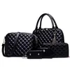 2025 Nueva Tendencia de Moda Europea y Americana Conjunto de Cinco Piezas Rombo Bolso para Suegra Textura Hombro Único de Mano Cruzado Bolso para Mujer Transfronterizo