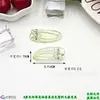Clipes de Tubarão Sem Costura Cor de Gel Laca Brilhante de 4cm Clipes Ovais Robustos Clipes para Franja Materiais e Acessórios para Acessórios de Cabelo Artesanais DIY