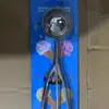 Colher de Sorvete de Aço Inoxidável Colher de Sorvete Boleador de Sorvete Boleador de Frutas Boleador