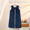 Saco de dormir para bebé Aiximiao 0-6M Otoño e Invierno Chaleco Terciopelo de Frijol Saco de dormir para recién nacido Bebé a Prueba de Patadas Sin Mangas