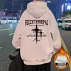 Sudadera con capucha Retro Americana para Hombre, Estilo Polar Otoño e Invierno, Chaqueta de Pareja Moderna Estilo Hong Kong, Top Pesado Oversize