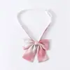 Corbata de uniforme JK Femenina Estilo Preppy Accesorios de Uniforme Camisa Estilo Uniforme de Marinero Accesorios Corbata Flor Lazo Cuello de Flor Verano