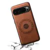 Denior Es Adecuado para Pixel 10Pro Patrón Retro Magnético Google 9 Portatarjetas Anti-Caída 7Pro Soporte Funda para Teléfono 8A
