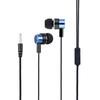 Audífonos In-Ear de Cable Trenzado con Bajos Fuertes de Alta Venta con Micrófono para Teléfonos Móviles Apple Android y Computadoras