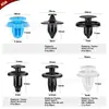 Clips para Coche Transfronterizos 120 Piezas Adecuados para Clips de Panel de Recorte de Puerta de Coche, Sujetadores de Remache Tipo Push para Parachoques
