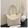 Bolsa casual de ombro popular deste ano, bolsa tote de grande capacidade para mulheres, nicho, para o trabalho, leve, versátil, bolsa transversal