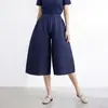 Pantalones casuales de pierna ancha de cintura alta estilo Miyake con una caída fluida y elegante, cintura elástica, diseño de pierna ancha, modernos y favorecedores, y un dobladillo ancho