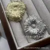 Botones Grandes Brillantes de Forma Irregular, Botones de Aleación Cosidos a Mano, Chaquetas, Camisas y Ropa con Botones de Estilo Europeo y Americano