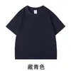 Camiseta de Manga Corta de Algodón Puro Color Sólido Estilo Delgado de Verano Nuevo Estilo 2026 Niños y Niños Holgada Cuello Redondo Campus Deportes Ropa de Verano