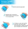 Bola para Exercício de Mão Bola de Terapia para Dedos - Fortalecimento de Pegada, Melhora da Flexibilidade, Bolas para Alívio de Estresse por Aperto, Treinador de Força de Resistência para Mão