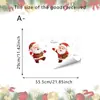 Pegatinas Navideñas para Ventanas Pegatinas de Pared Papá Noel Pegatinas para Puertas de Vidrio Sin Adhesivo En Stock Envío Rápido Decoración de Pared Película Transparente Electrostática