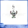 Pandora Plata Chapada en Cobre Blanco 925 2026 Azul Rosa Pulsera DIY Abalorios Moda Corazón Charms de Gota de Pegamento