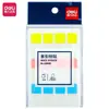 Etiquetas de Índice Deli 25903-25905 (Cores Sortidas) (6 Folhas/Pacote)